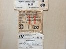 QUEEN CONCERT TICKETS 1978,79,80. 1979 IS CONCERT FOR KAMPUCHEA STAMPED ON REV.