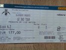 altes U2 ticket eintrittskarte 360 tour 18.07.2009 berlin