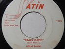 DOUG SAHM Crazy Daisy / Can't Believe 45 Satin SA-100 RARE TX Rocker RnR HEAR