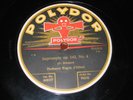 PROFESSOR EUGEN D´ALBERT IMPROMPTU SCHUBERT POLYDOR 78RPM
