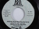 Crossover Soul 45 SHIRLEY & THE SHIRELLES Never Give You Up BELL HEAR
