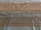 Vintage Brass Wire Record Rack; LP's or 45's