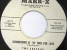 THE STATENS Summertime Is The Time For Love 45 MARK-X GROUP DOO-WOP RARE 1961 EX