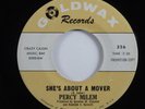 Northern Deep Soul 45 PERCY MILEM She's About A Mover GOLDWAX promo HEAR