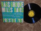 Miles Davis Bags Groove Prestige 7109 Monk Milt Jackson VG LP Bergenfield RVG