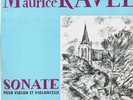 JEANNE GAUTIER  ANDRE LEVY SONATE POUR VIOLON ET VIOLONCELLE DE M RAVEL