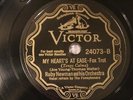 JAZZ RUBY NEWMAN ORCH My Heart's At Ease VICTOR 24073 EE+ HI-FIDELITY