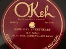 HEAR  JAZZ 78RPM ; JELLY ROLL MORTON'S JAZZ BAND OKEH London Blues
