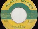 RONNIE DAVIS  BEWARE OF EVIL MEN CANADIAN ORIG  MASSIVE ROOTS ANTHEM
