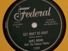 VERY RARE James Brown 78 RPM - Just Won't Do Right - Let's Make It - NICE