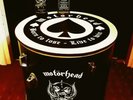 Upcycled MOTORHEAD Floor Tom Drum Coffee/Side Table with storage inside.#*