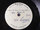 1968 DEMO ACETATE - UK EMIDISC NORTHERN SOUL MOD ACETATE BY - CARL DOUGLAS