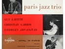 Paris Jazz Trio GUY LAFITTE GEORGES ARVANITAS french 1958 columbia ESDF 1201 EP