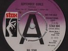 BIG STAR September gurls / Mod lang Stax 504 Rare demo from 1978 Rock   not soul