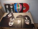 KISS DYNASTY WITH POSTER IN RED WAX GERMAN 70s LP MINT