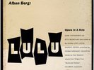Alban Berg: LULU: Opera in Three Acts - Columbia SL 121, 1952 - Box Set of 3