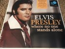 Elvis Where No One Stands Alone Pink Vinyl LP & Lisa Marie signed Lithograph