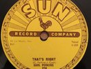 ROCKABILLY 78 Carl Perkins THAT'S RIGHT/FOREVER YOURS Sun 274