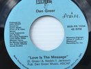 Dan Greer - Love Is The Message - Beale St NM 45 RARE MODERN DISCO SOUL