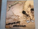 METALLICA  - POUNDING OUT AGGRESSION   COVER AND INLAYS ONLY  RARE