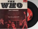 RARE   The Who  French 45t SP « The Last Time » Polydor 421148 Biem 1967 NM