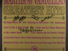MARTHA & VANDELLAS: Greatest Hits LP (autographs on cover, corner dings) Soul