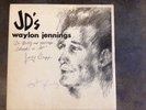 WAYLON JENNINGS AT JD'S FIRST BAT PRESS AUTOGRAPHED