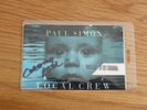 PAUL SIMON Rare Tour Laminate Backstage Pass 2006
