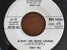 Halloween Rockabilly 45 Terry Fell - Caveman HEAR  RCA