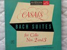 RCA Casals Bach Suites For Cello Nos. 2 & 3 4 x 45,'52,BOX,INSERTS,RARE,RED V's