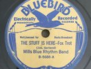 78rpm [1934] Jazz rarity THE STUFF IS HERE Mills Blue Rhythm Band BLUEBIRD 5688