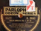 Uminska+Fitelberg. Szymanowski (Violin concerto 1). Parl-Odeon R 20563-5 (3)