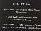 The Who MY GENERATION SEALED TRIPLE VINYL LP. 3LP. Inc 11 Demos The Jam Mods