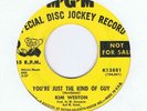NORTHERN-KIM WESTON-YOURE JUST THE KIND OF GUY/NOBODY-US MGM PROMO ORIGINAL