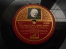 Winston Churchill Speeches This was Their Finest Hour 3 x 78' HMV set