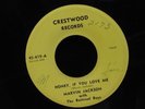 Marvin Jackson-Honey, If You Love Me-Crestwood 619-RARE COUNTRY NICE