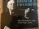 SAL 3423 Kreisler Favourites / Mischa Elman / Joseph Seiger Hi-Fi Stereo