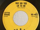 Rockabilly 45 Lattie Moore Why Did You Lie To Me on Starday HEAR