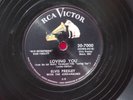 Elvis Presley JORDANAIRES  LOVING YOU -TEDDY BEAR RCA Victor 20-7000  78 RECORD