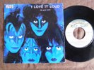 Kiss 7 Single I love it loud spanish press 1982