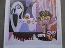 Elvis Costello - Snake Charmer & Reclining Octopus Lithograph SIGNED by Elvis