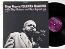 COLEMAN HAWKINS: BLUES GROOVE swingville LP / TINY GRIMES purple label STEREO