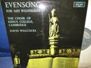 $ARGO ZRG 5365 *ED1 GROOVED OVAL* EVENSONG FOR ASH WEDNESDAY *TAS LIST* NM
