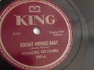 Delmore Brothers - 78rpm single 10-inch – King #599 Boogie Woogie Baby