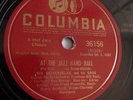 Bix Beiderbecke - 78rpm single 10-inch – Columbia #36156 At The Jazz Band Ball