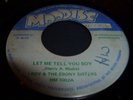 I ROY & THE EBONY SISTERS-Let Me Tell You Boy VINYL 7