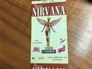 Nirvana Genuine cancelled Paris gig ticket on the 14th February 1994 Kurt Cobain