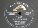 ELVIS PRESLEY 78 RPM  RARE ORIGINAL ARGENTINE PRESSING of PARTY/HOTDOG   