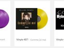 MAXI 45T COULEUR  MYLENE FARMER COLLECTOR COMME J AI MAL LIBERTINE EN CONCERT
