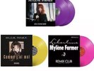 MAXI 45T COULEUR  MYLENE FARMER COLLECTOR COMME J AI MAL LIBERTINE EN CONCERT